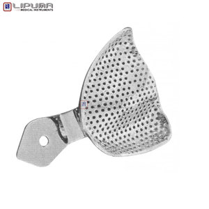 Bandeja de Impresión Dental Premium con Borde M Perf. (upper, D) Acero Inoxidable Reutilizable Autoclavable Ortodoncia Prostodoncia - Product Image 2
