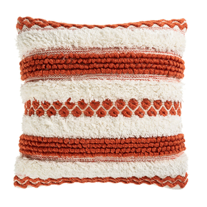 Professional Handmade Wool/Cotton Embroidered Striped Design Home Decor Indian Square <b>Cushion</b> <b>Covers</b> - Product Image 1