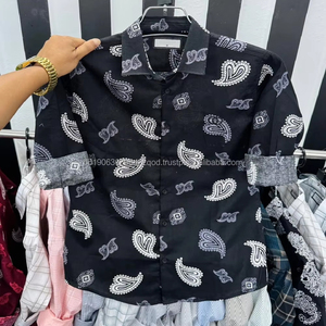 Collection Automne 2026 – Chemises à Carreaux en Coton pour Hommes de Marque Mondiale Populaire, Manches Longues, Col Rabattu, Broderie, 2 Poches - Product Image 2