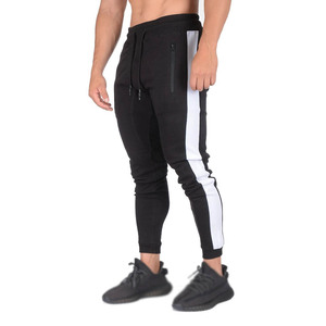 Pantalon de jogging décontracté pour homme, coupe ajustée, en nylon et élasthanne, avec cordon de serrage, léger, vêtements de sport d'été - Product Image 4