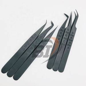 แหนบต่อขนตาพลาสม่ารูปหัวใจแบบมืออาชีพสีดำแบบยั่งยืนปรับแต่งได้ - Product Image 4