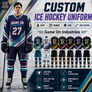 Customizable Professional Ice Hockey Uniforms Full Sublimation Team Apparel Sets with Personalized Names Numbers and Logos - Product Image 5