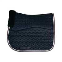 Tapis de selle de dressage et de saut tout usage personnalisé de haute qualité avec doublure en fourrure pour l'équitation et les usages équestres