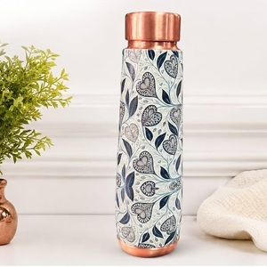 Termo de Cobre Puro con Dos Vasos, Diseño Oriental, Juego de Bebidas Portátil para Viaje - Product Image 6