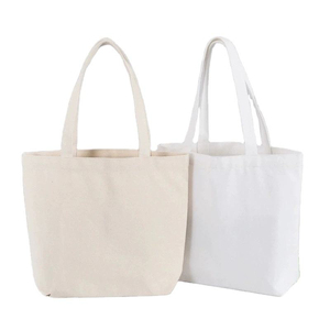 Wholesale Large Organic Cotton <b>Canvas</b> <b>Tote</b> Bag Reusable Grocery Zipper Shopping Bag with Customizable Logo Print <b>Tote</b> Bag - Product Image 2