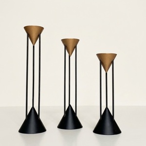 Handmade Antique <b>Brass</b> Metal Christmas Tree Candle Holder Vintage Pine Tree Shape Iron <b>Candlestick</b> For Festive Home Table Decor - Product Image 5