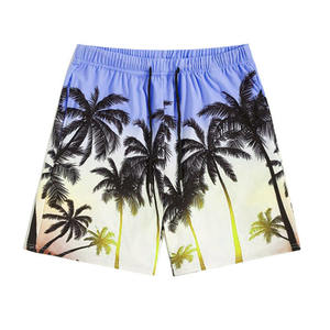 <b>Men's</b> 100% Cotton Solid Board Shorts Breathable Customizable Low Price Beach <b>Trunks</b> - Product Image 3