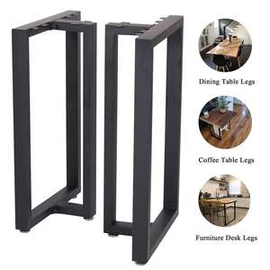 Patas de Mesa Metálicas Resistentes, Estructura Rectangular de Acero para Mesa de Comedor, Mesa de Centro, Escritorio, Patas de Muebles Industriales - Product Image 3