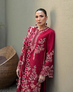 Robes décontractées pakistanaises et indiennes de qualité supérieure pour femmes, Nouveautés 2026, Salwar Kameez en tissu Lawn, ODM 2078 - Product Image 3