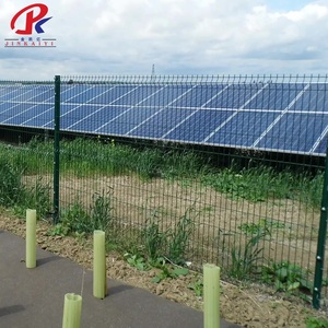 Clôture en treillis soudé galvanisé et recouvert de PVC <span class=keywords><strong>rigide</strong></span> <span class=keywords><strong>pour</strong></span> mur de clôture, clôture 3D <span class=keywords><strong>pour</strong></span> jardins, aéroports et résidences - Product Image 4