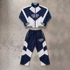 Wholesale Custom Windbreaker Tracksuit Set Men <b>Women</b> Waterproof Running <b>Jacket</b> Pants Sports Training Windbreaker Set - Product Image 5