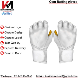Guantes de Bateo de Béisbol Profesionales, Palma de Cuero Reforzado, Ajuste Cómodo y Duradero, Diseño Ligero - Product Image 2
