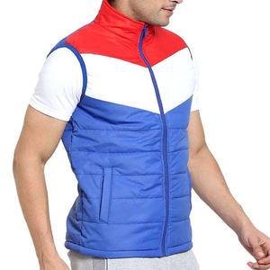 Chaleco Acolchado de Invierno para Hombre con Cuello Alto, Diseño Color Block, Cortavientos, Relleno de Poliéster, Cierre de Cremallera, Estilo Deportivo 2026 - Product Image 6