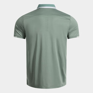 เสื้อโปโลแบบสปอร์ตพิมพ์โลโก้ตามสั่งสำหรับขายส่ง เสื้อยืดเปล่าแบบถักสำหรับออกแบบเป็นเสื้อโปโลสำหรับผู้ชายและผู้หญิง - Product Image 2