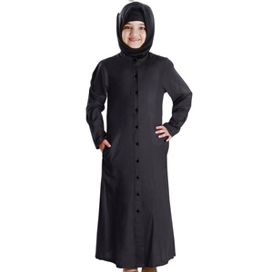 Fashionable Open Women Casual Modest Straight Maxi <b>Chiffon</b> <b>Abaya</b> Custom Wholesale Islamic Clothing Plus Size Spring Breathable - Product Image 2