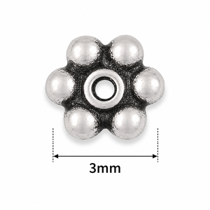 925 Sterling <b>Solid</b> <b>Silver</b> Wheel Spacer Beads for Jewelry Making <b>Necklace</b> Bracelet DIY Jewelry Findings - Product Image 6