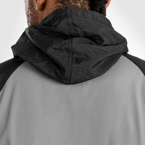 Custom Unisex Nylon Hooded Sporty Leopard Jogger Sets Breathable Two-Piece Windbreaker Track Suit Zip-Up <b>Jacket</b> <b>Patchwork</b> - Product Image 6