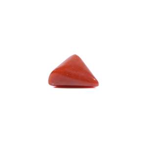 Premium 5.9 Carat Oval Cabochon Synthetic Red Coral Loose Gemstone Lot for Fine Jewelry - Product Image 3