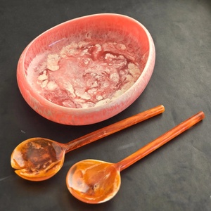 Plateau en résine fait main en gros, effet marbre moderne, pour restaurant, hôtel, traiteur, vaisselle de table à domicile - Product Image 1