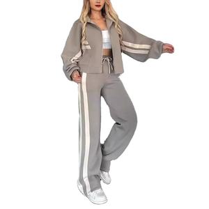 Gym Sportswear Reversible Heavyweight 100% Cotton Fleece Solid Unisex Track Suit with Custom Logo Quick-drying - Product Image 5