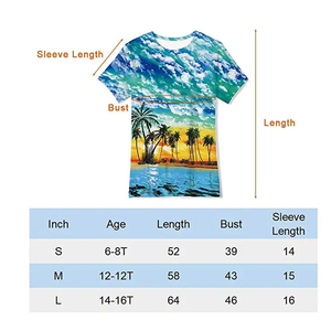 Camiseta Gráfica de Diseño Informal para Jóvenes, Camiseta con Estampado Completo Vibrante, Ropa de Marca Personalizada, Proveedor Directo de Fábrica - Product Image 2