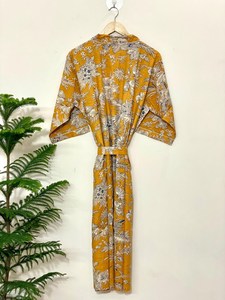 Bata de baño para mujer con estampado de tigre indio, kimono nupcial, regalo para ella - Product Image 4