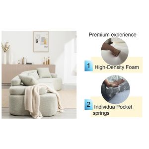 Nuovo Divano Letto Imbottito in Schiuma con Video Integrato, Arredamento Unico per Interni, per Soggiorno e Camera da Letto, 3a Edizione - Product Image 4