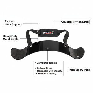 Rexfit Sports Arm Blaster, Aislador de Bíceps para Levantamiento de Pesas, Culturismo, Equipo de Gimnasio, Suministro de Fábrica - Product Image 5