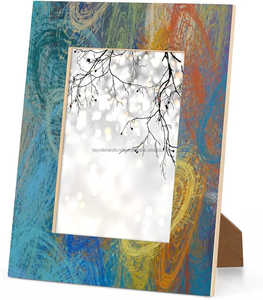 Marco DE FOTOS Marco de fotos de granja de madera Diseño tallado a mano con color rústico de nogal DE LA India - Product Image 1