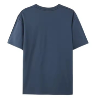 T-shirt pour homme 100% coton respirant, tissu peigné doux, coupe classique, décontracté, à porter au quotidien