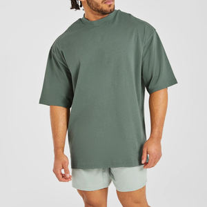 Wholesale Custom Logo Print Cotton Men Oversized T <b>Shirts</b> New Fashion High Quality Vintage Style Oversized T-<b>shirt</b> for men - Product Image 1