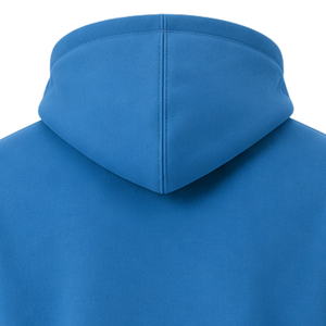 Men’s Custom Cerulean Blue Pullover <b>Hoodie</b> Long Sleeve Regular Fit Fleece Sweatshirt with Drawstring Hood Kangaroo Pocket Street - Product Image 6