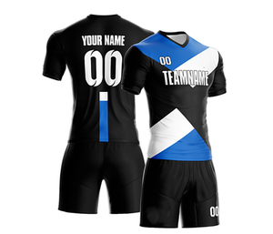 Ensemble d'uniformes de football personnalisés de haute qualité, nouveau design, directement de l'usine, kit d'uniformes de football vierges pour adultes avec impression par sublimation intégrale - Product Image 6