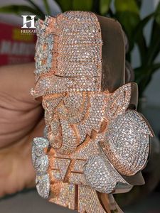 925 Sterling Silver VVS Moissanite Custom Figure Pendant Iced Out Hip Hop Money <b>Bag</b> Character <b>Charm</b> Passes Diamond Tester Luxury - Product Image 2