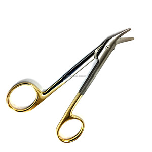 Tijeras Universales para Cortar Alambre, con Anillos de Carburo de Tungsteno TC Chapados en Oro, Cuchillas Anguladas, Instrumentos Quirúrgicos, Proveedor Mayorista - Product Image 5