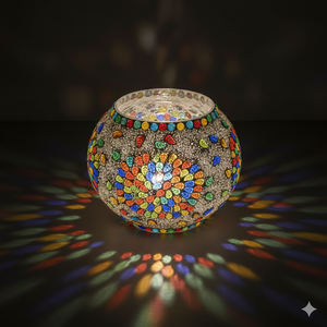 Jarrón de Mesa Bohemio de Vidrio Borosilicato Hecho a Mano con Iluminación, Hojas Coloridas, Colores Personalizados, Decoración para el Hogar y Oficina, Venta al por Mayor GGS - Product Image 5