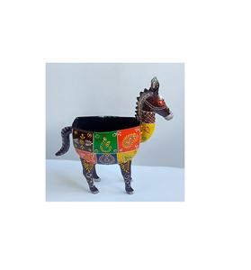 Macetero de Hierro Forjado en Forma de Caballo, Diseño Moderno de Primera Calidad, Hecho a Mano – Decoración Moderna para Mesa para Suculentas - Product Image 5