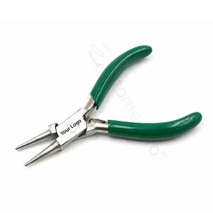 Mini alicates de punta redonda de 3 pulgadas (75 mm) hechos de acero inoxidable de alta calidad, herramienta manual de precisión para la fabricación de joyería OEM - Product Image 1
