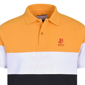 Polos pour hommes de qualité supérieure, couleur contrastée, fabriqués avec les meilleurs matériaux, vente en gros, manches courtes. - Product Image 6