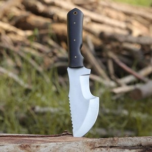 Couteau de traqueur droit artisanal en acier inoxydable de qualité industrielle, manche en Micarta, 10 pouces, pointe tombante, style Viking, pour camping et chasse - Product Image 3