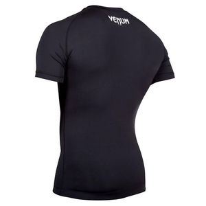 เสื้อรัดกล้ามเนื้อ MMA BJJ แบบพิมพ์ลายด้วยความร้อน ปรับแต่งได้ ผลิตจากโพลีเอสเตอร์ 100% แขนสั้น กระชับรูปทรง ระบายอากาศได้ดี แห้งเร็ว เหมาะสำหรับการฝึกซ้อมในยิม - Product Image 6