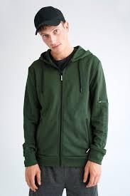 Sweat à capuche zippé en molleton pour homme avec logo personnalisé, coupe ajustée, pour entraînement et activités de plein air, vente en gros - Product Image 3