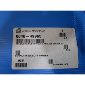 AMAT 0040-49965 Retenedor Ranurado de Cabeza Titan de 300mm - Equipo y Piezas de Semiconductores de Confianza con Legado Global - Product Image 1