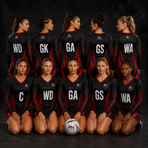 Robe de netball personnalisée pour femmes adultes, uniforme d'équipe imprimé par sublimation de qualité supérieure, vêtements de sport pour club et école, fabricant respectueux de l'environnement - Product Image 3