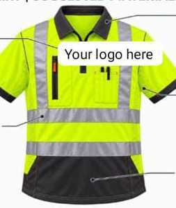 Chalecos de Seguridad de Alta Visibilidad Hechos en Fábrica, Chaleco de Construcción con Cinta Reflectante, Chalecos, Pantalones y Camisas de Primera Calidad - Product Image 1