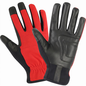 Gants de mécanicien en cuir de chèvre à quatre directions, protection personnelle, robustes, durables pour la maison et le jardinage - Product Image 2