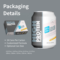 [Pack d'essai] Service direct usine, solution complète sur mesure, ODM, shake nutritionnel liquide oral RTD, formule riche en protéines pour adultes