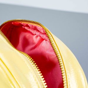 Sac cosmétique à fermeture éclair en métal, sac de rangement en cuir de haute qualité pour le maquillage, pochette de maquillage compacte - Product Image 3