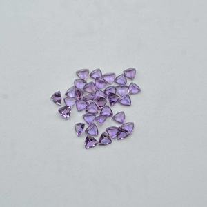 5mm Natural púrpura Brasil amatista facetado trillón excelente corte suelto piedras preciosas joyería mayorista fabricante a costo de fábrica - Product Image 2