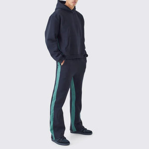 Plain Stacked Sweatsuit Set Track <b>Suit</b> Stacked Tracksuits Women Sweat <b>Jogging</b> <b>Suits</b> Custom Color Best Sale Low Price - Product Image 6